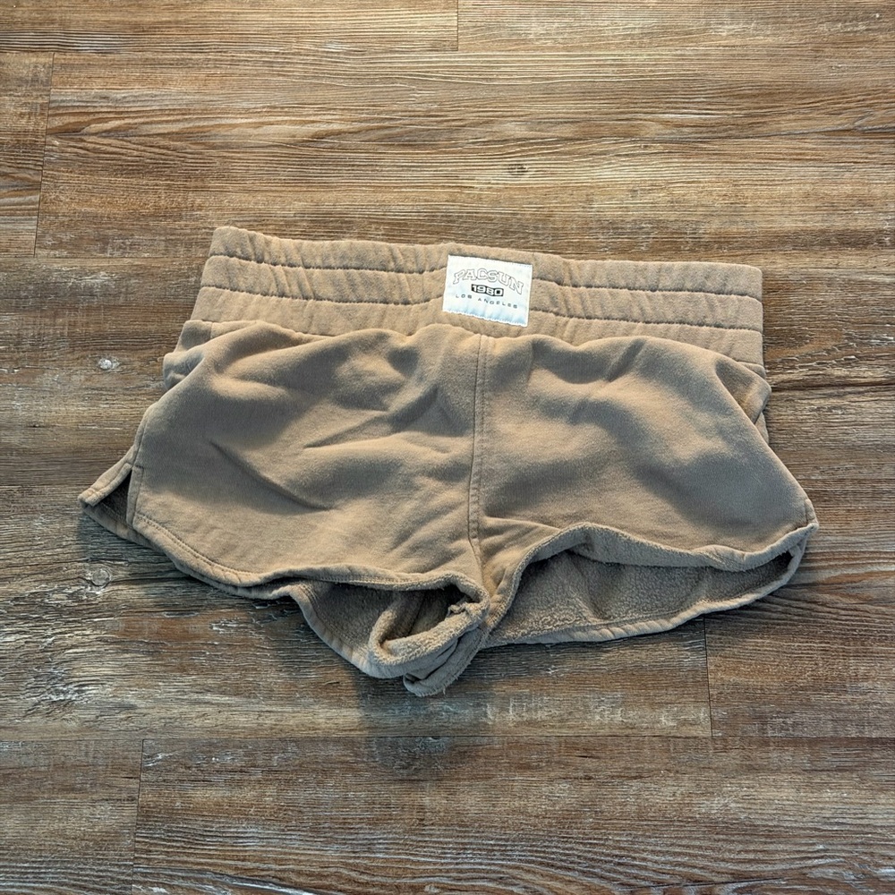Tan Terry Pacsun Boxing Shorts